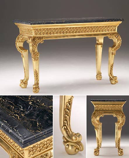 George III Style Gilded 22-karat Console